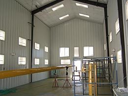 Spray bay interior